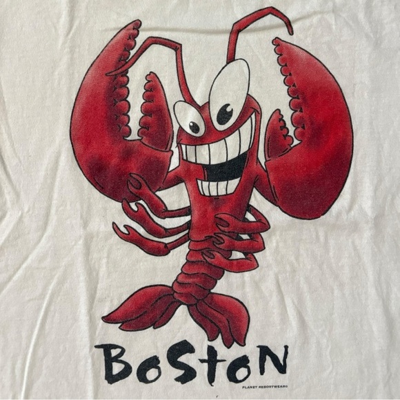 Boston Lobster Graphic T-Shirt - Picture 3 of 4